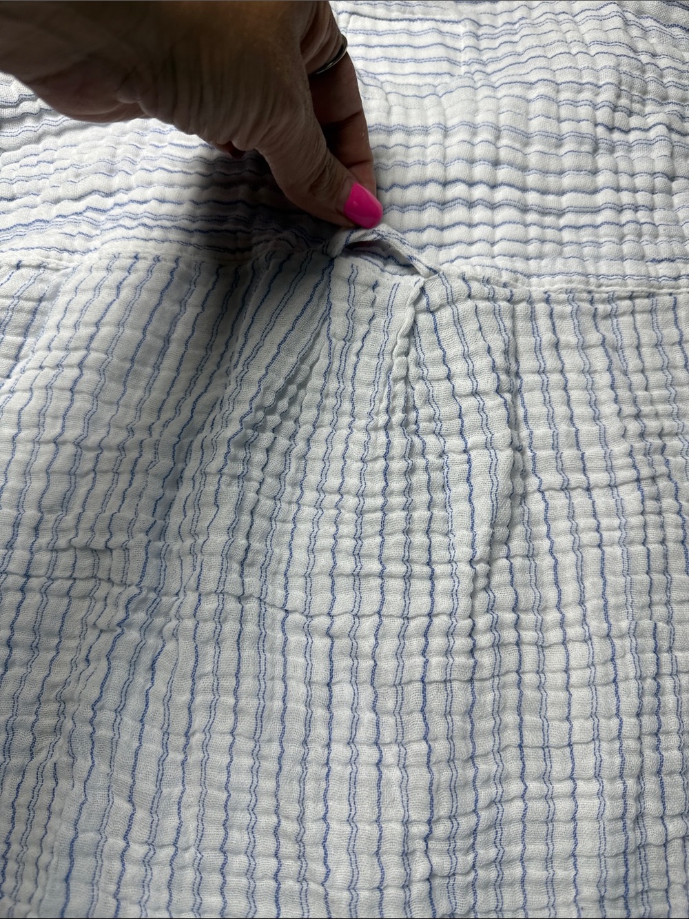 Rails Ellis Cotton Shirt in Davenport Stripe 100% Cotton - Picture 16 of 16